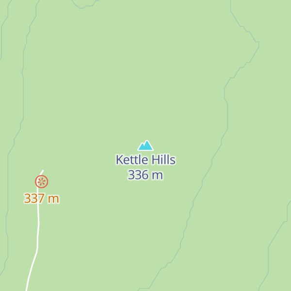 Map of Kettle Hills