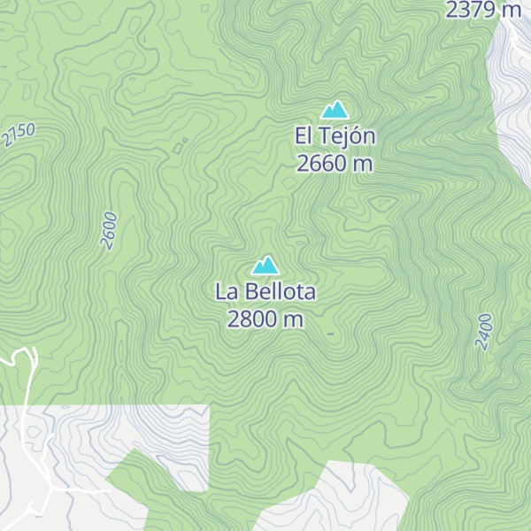 Map of La Bellota