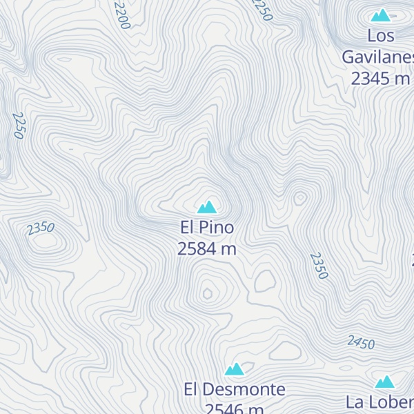 Map of El Pino