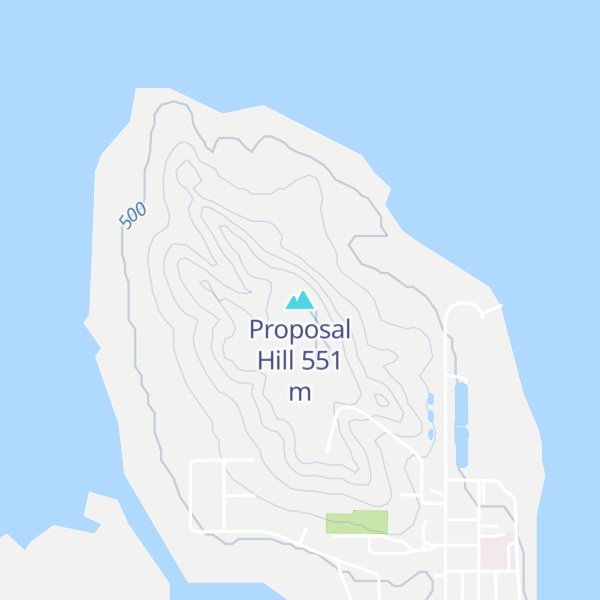 Map of Proposal Hill
