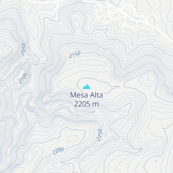 Map of Mesa Alta