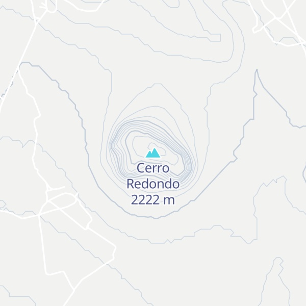 Map of Cerro Redondo