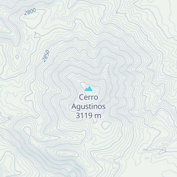 Map of Cerro Agustinos