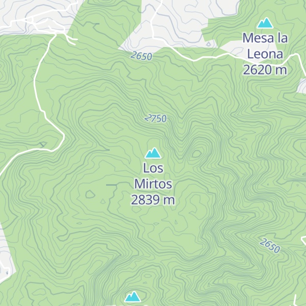 Map of Los Mirtos