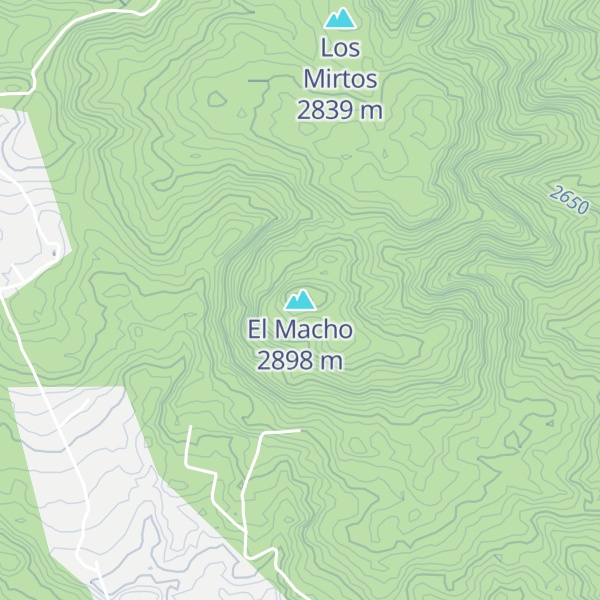 Map of El Macho