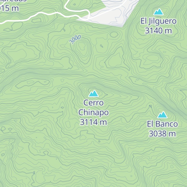 Map of Cerro Chinapo
