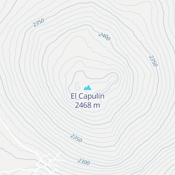 Map of El Capulín