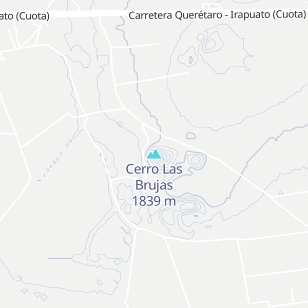 Map of Cerro Las Brujas