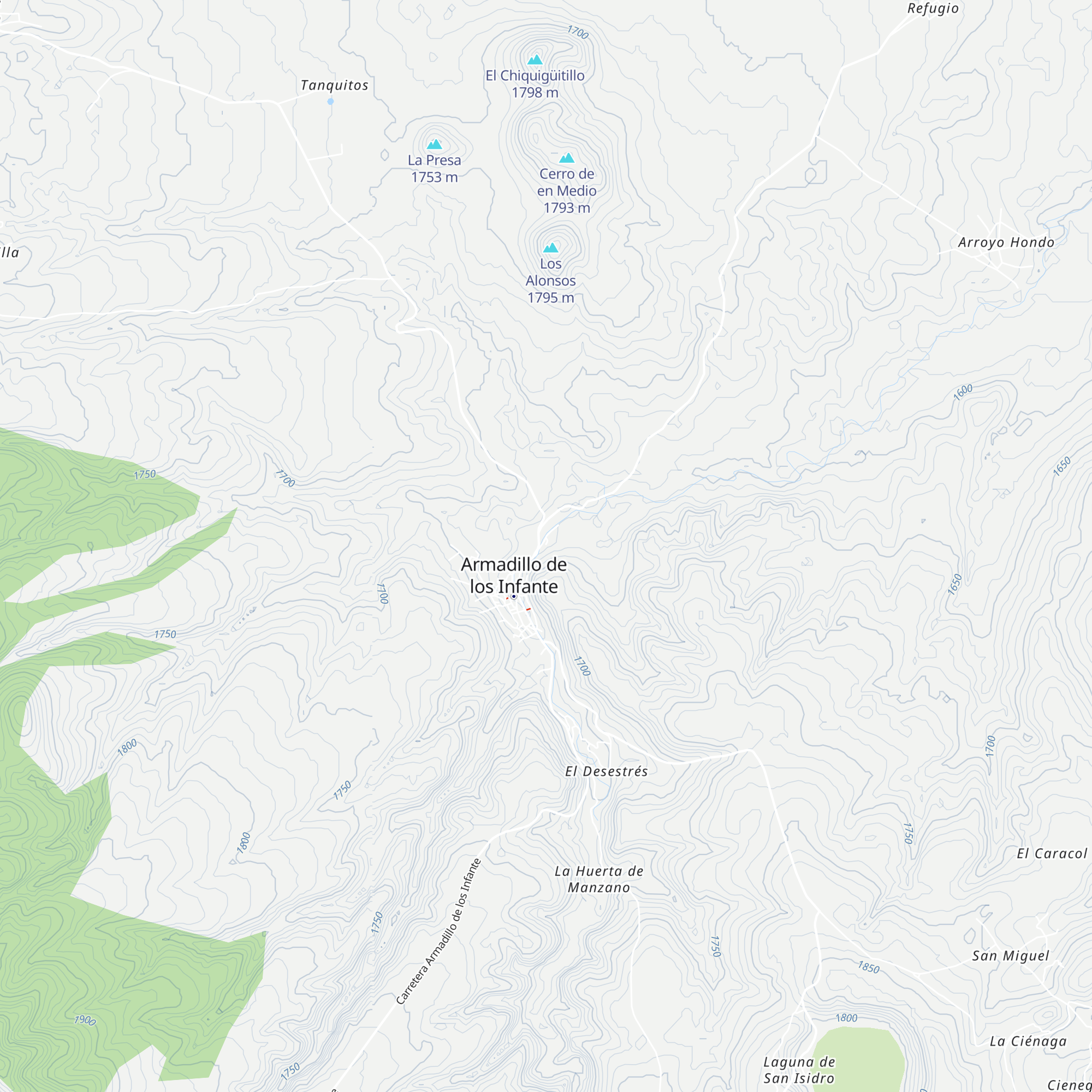 Cabañas Santa Isabel map