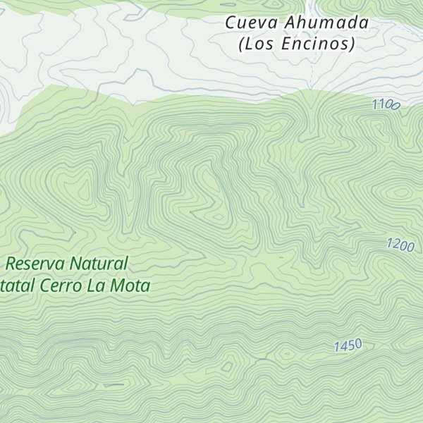 Map of Cerro La Becerra