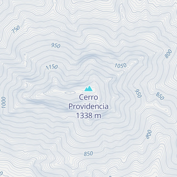 Map of Cerro Providencia
