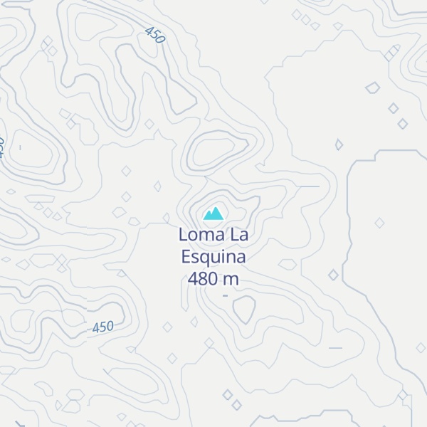Map of Loma La Esquina