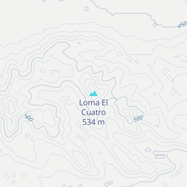Map of Loma El Cuatro