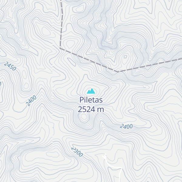 Map of Piletas