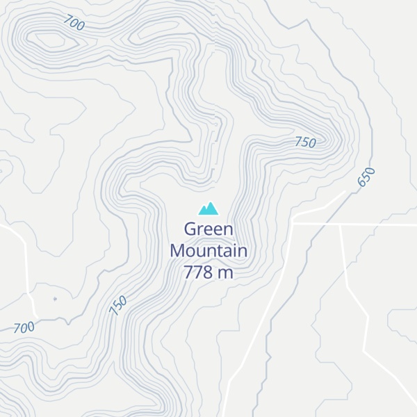Map of Green Mountain