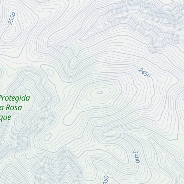 Map of Cerro Santa Rosa