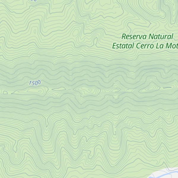 Map of Cerro Colorado