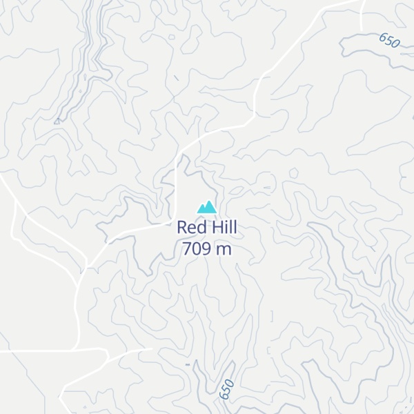 Map of Red Hill