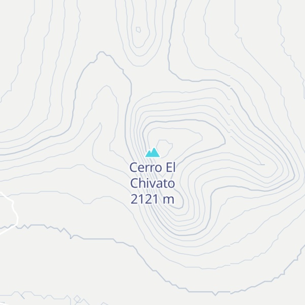 Map of Cerro El Chivato