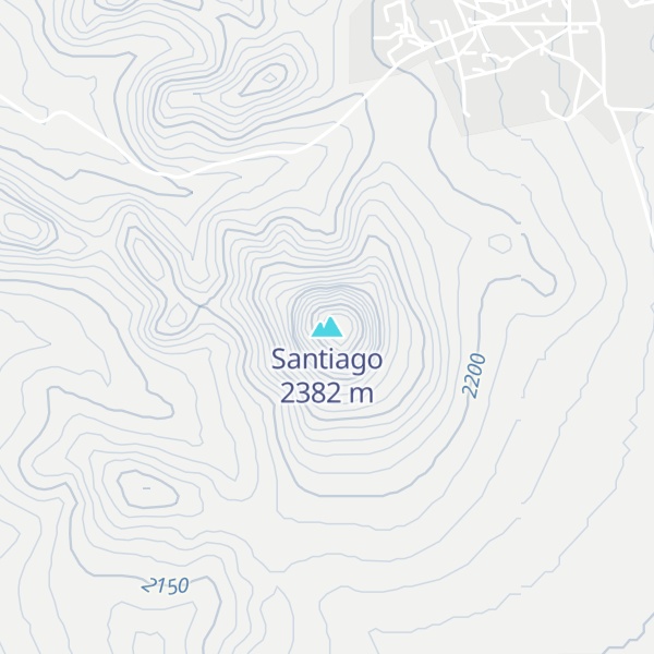 Map of Santiago