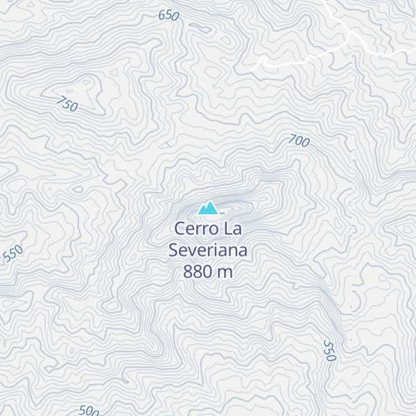 Map of Cerro La Severiana