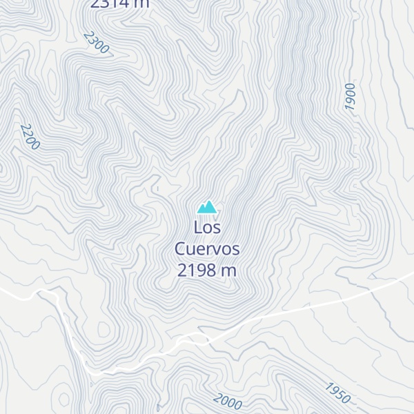 Map of Los Cuervos