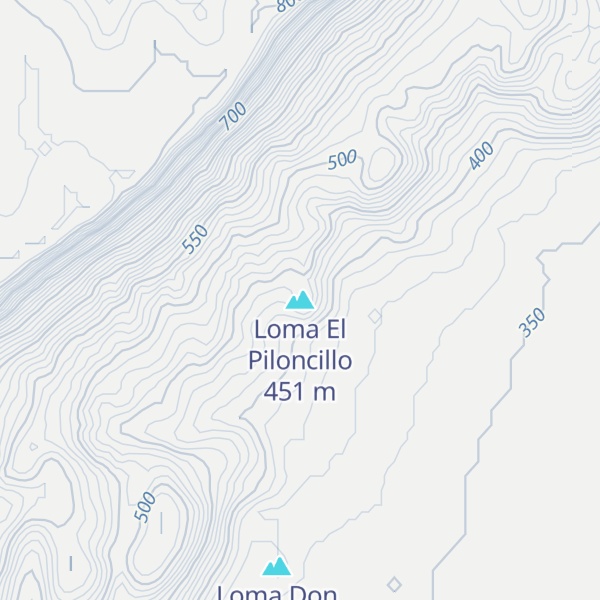 Map of Loma El Piloncillo