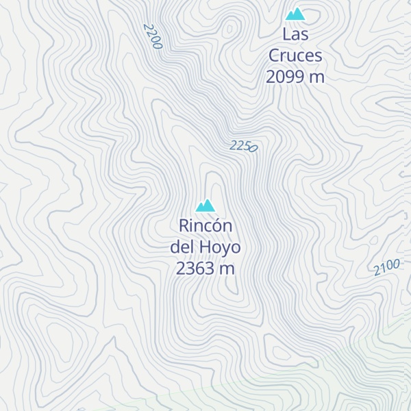 Map of Rincón del Hoyo