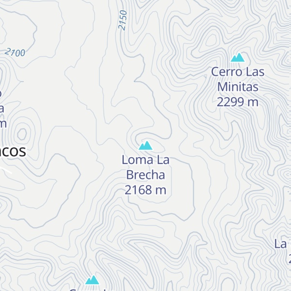 Map of Loma La Brecha