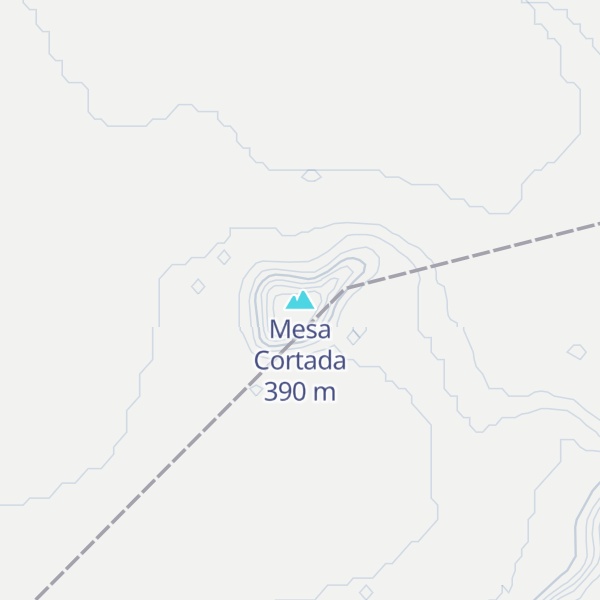 Map of Mesa Cortada