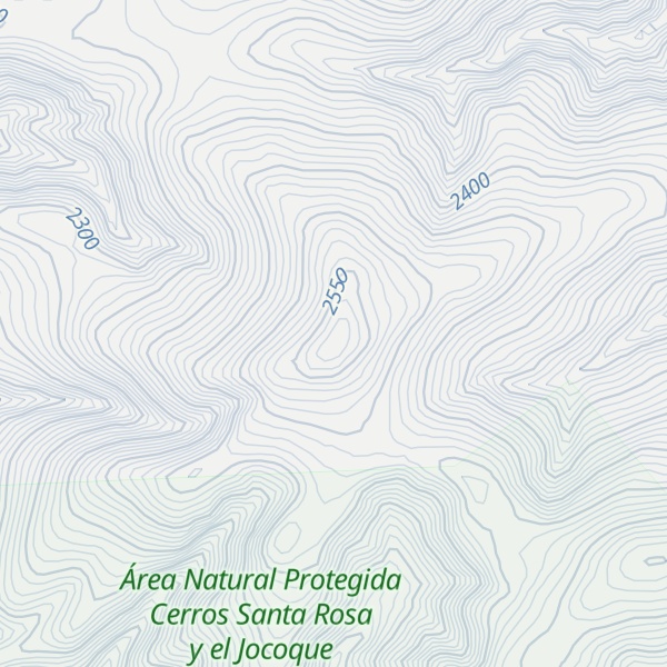 Map of Cerro San Pedro