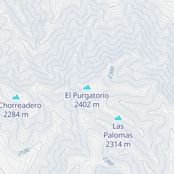 Map of El Purgatorio
