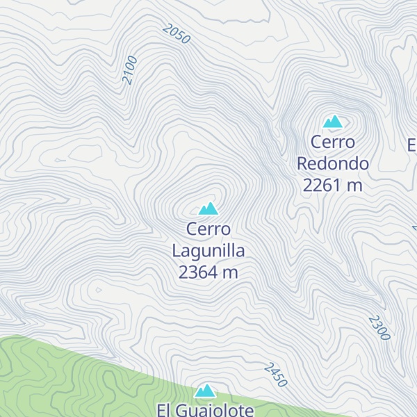 Map of Cerro Lagunilla