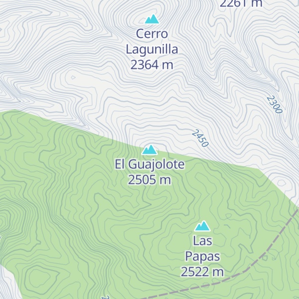 Map of El Guajolote