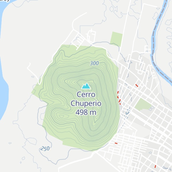 Map of Cerro Chuperio