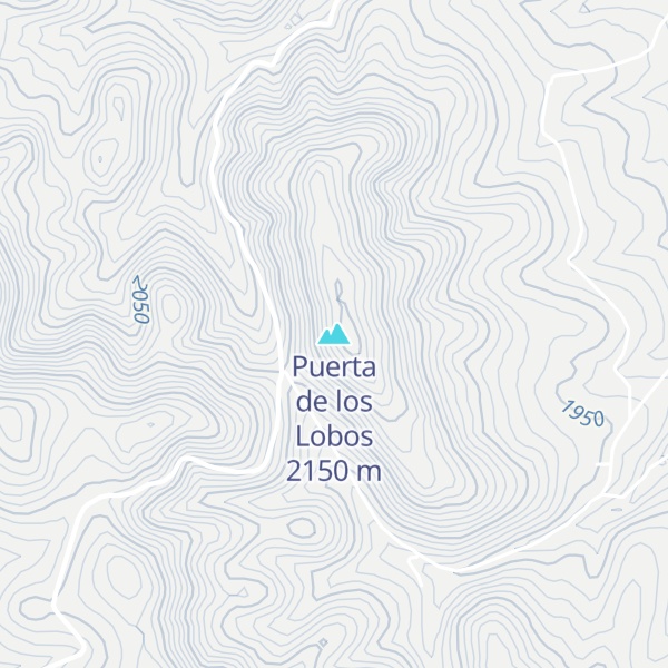 Map of Puerta de los Lobos