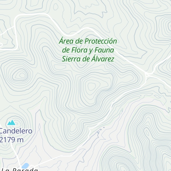 Map of Las Aguilas