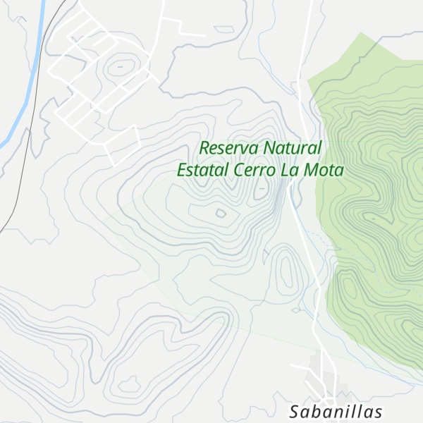 Map of Cerro El Reliz