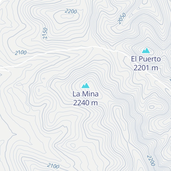 Map of La Mina