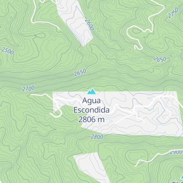 Map of Agua Escondida
