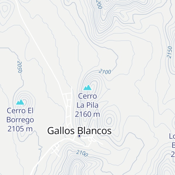 Map of Cerro La Pila
