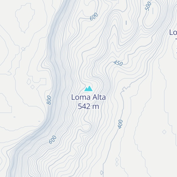 Map of Loma Alta