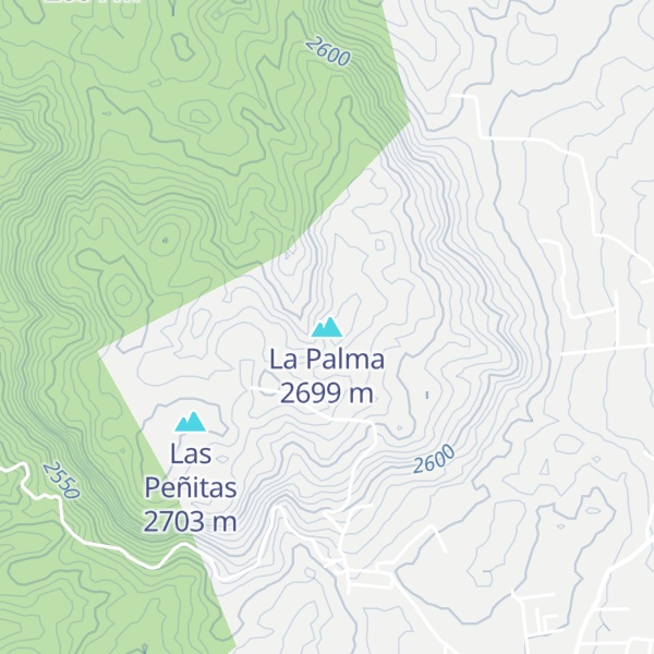 Map of La Palma