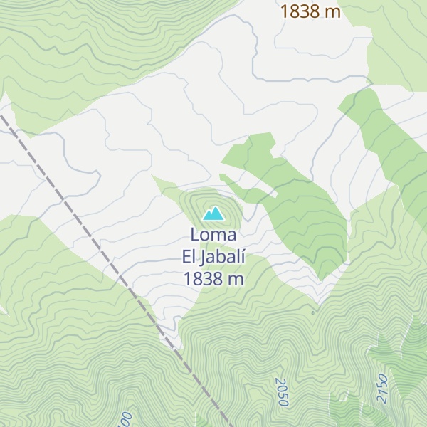Map of Loma El Jabalí