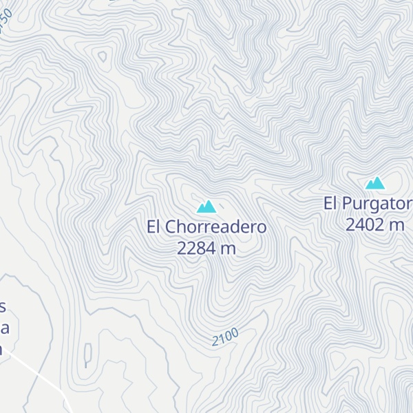 Map of El Chorreadero