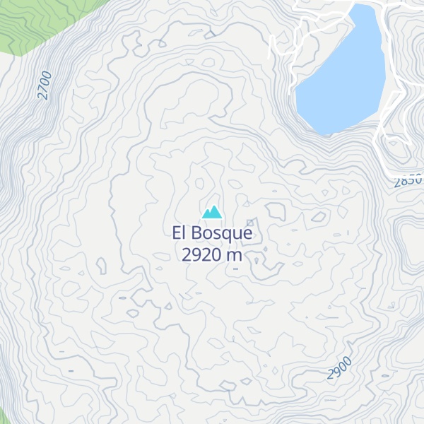 Map of El Bosque