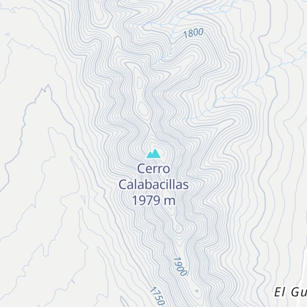 Map of Cerro Calabacillas