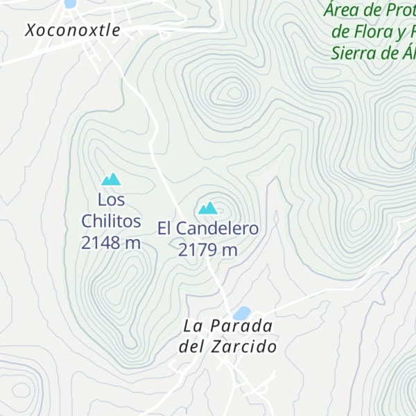 Map of El Candelero