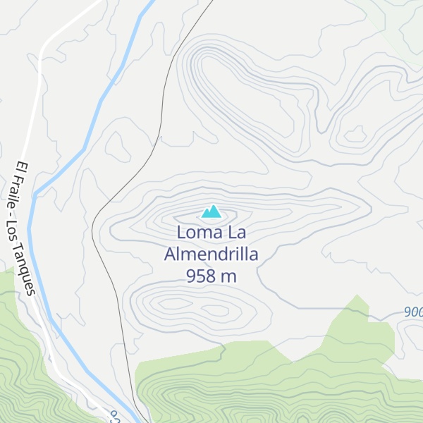 Map of Loma La Almendrilla