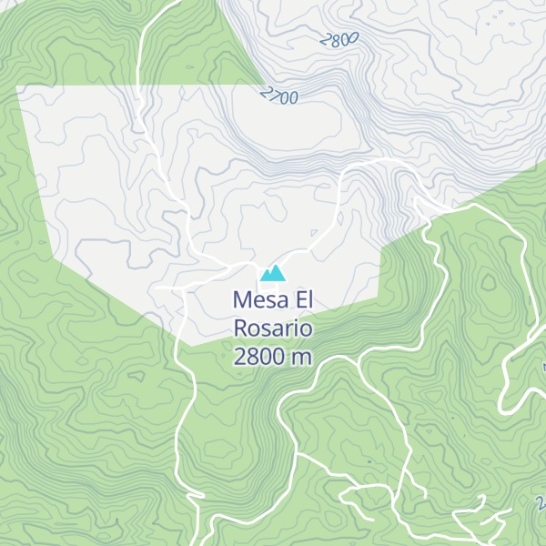 Map of Mesa El Rosario